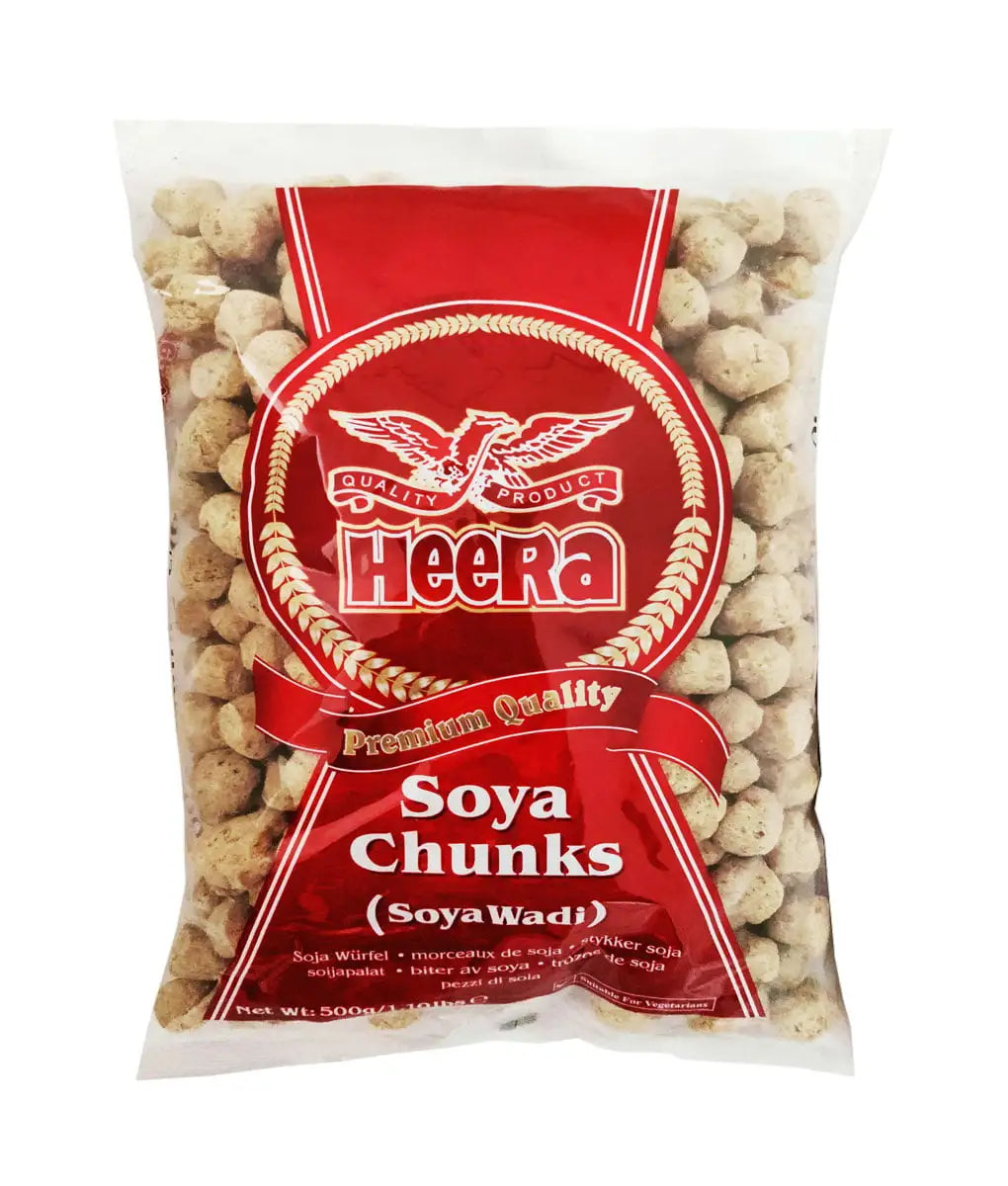 Heera Soya Button | Soya Chunks | Soya Wadi | Meal Maker (Medium) 250g