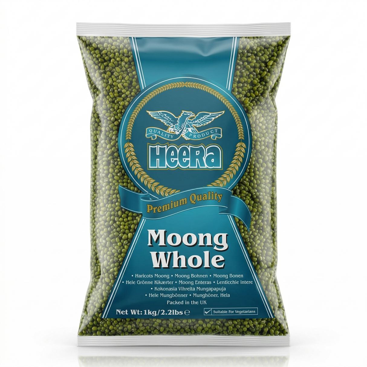 Heera Moong Beans (Whole with Skin) 1Kg