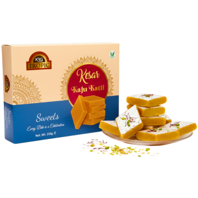 KRG Kesar Kaju Katli 250g