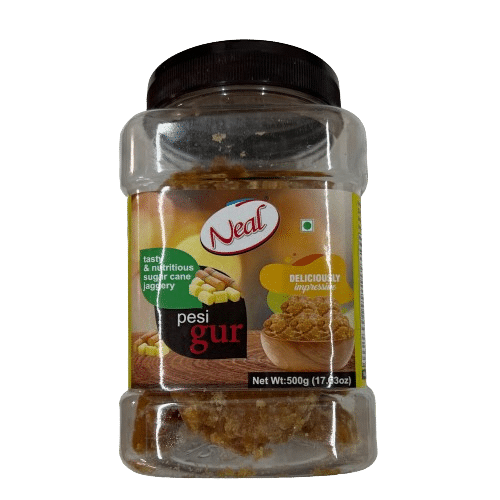 NEAL Jaggery | Punjabi Pesi Gur (Jar) 500g