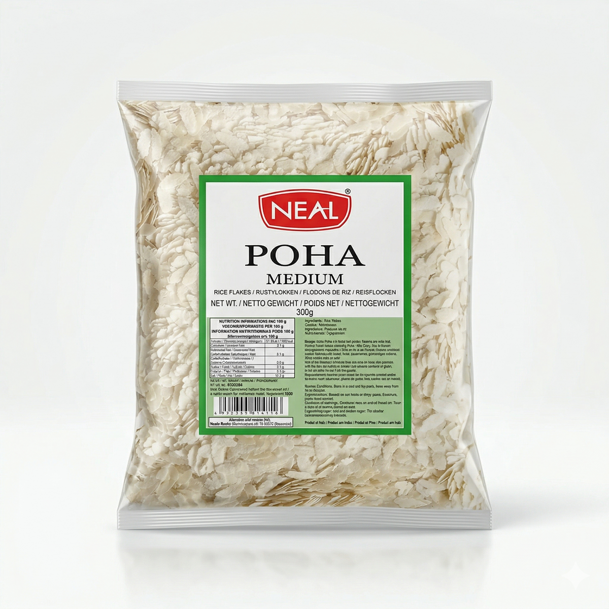 Neals White Rice Flakes (Medium) 300g – Desigros