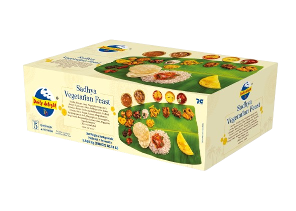 Daily Delight Onam Sadhya Kit for 5 People | Vegetarian Meal 5.550Kg - Only Local Delivery