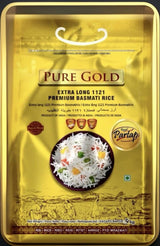 Pure Gold Extra Long 1121 Premium Basmati Rice 5Kg