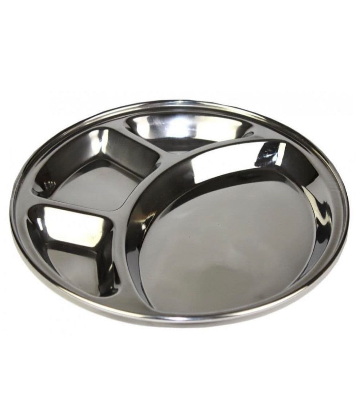 Stainless Steel Meal Tray (4 Compartments)