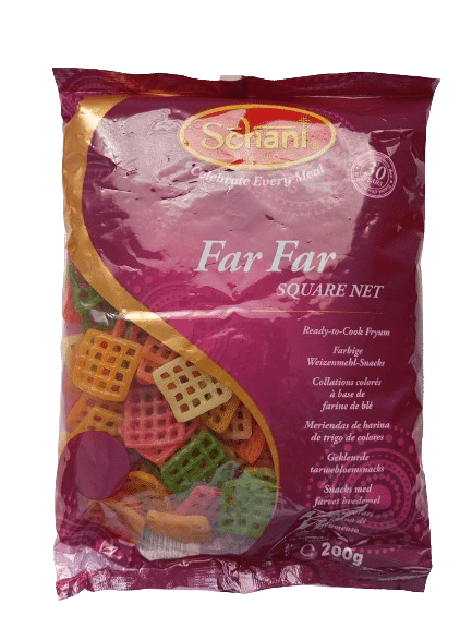 Schani Far-Far | Fryums | Vadagam (Square Net) 200g