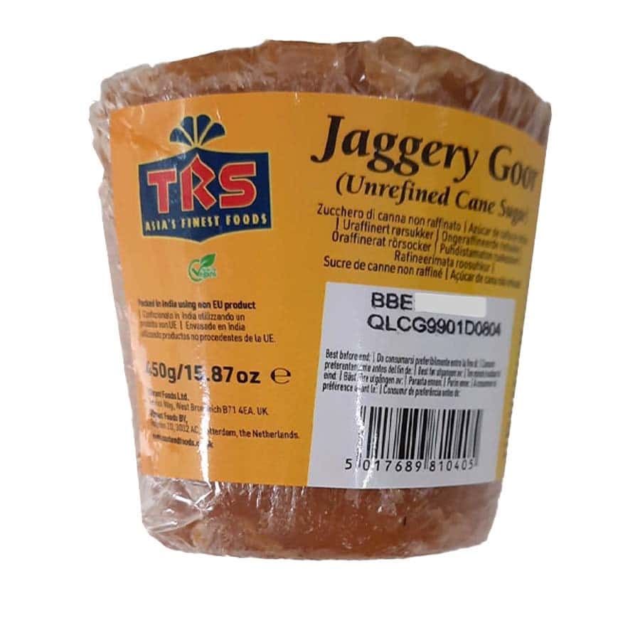 TRS Indian Jaggery | Unrefined Cane Sugar | Desi Gur 450g