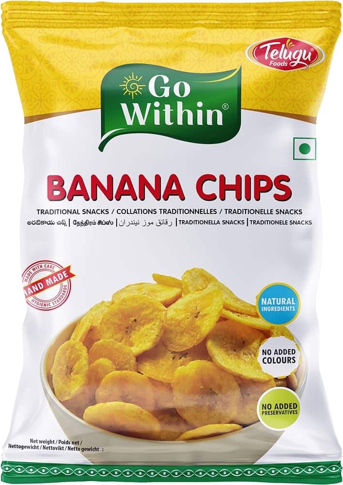 Telugu Foods Banana Chips 100g