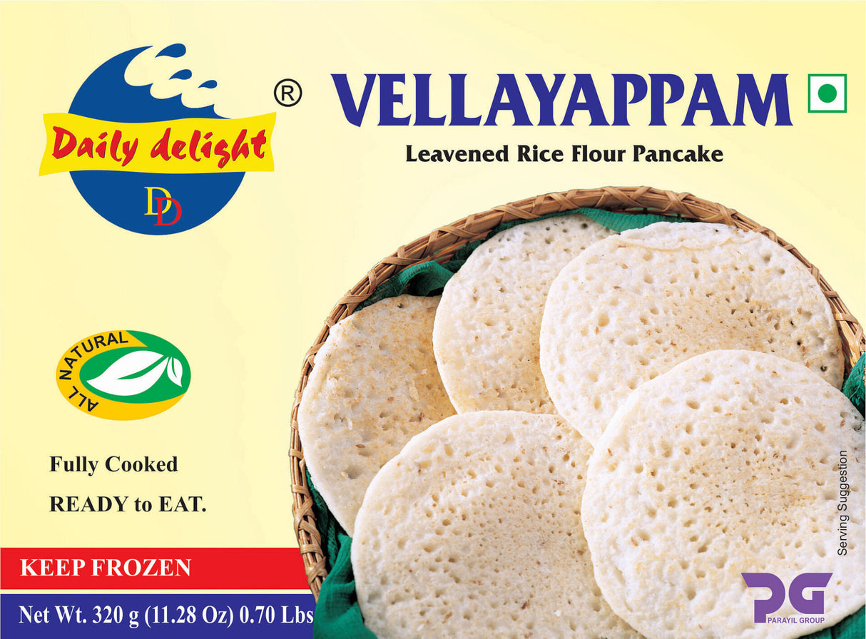 Daily Delight Vellayappam 320g (8 Pieces)