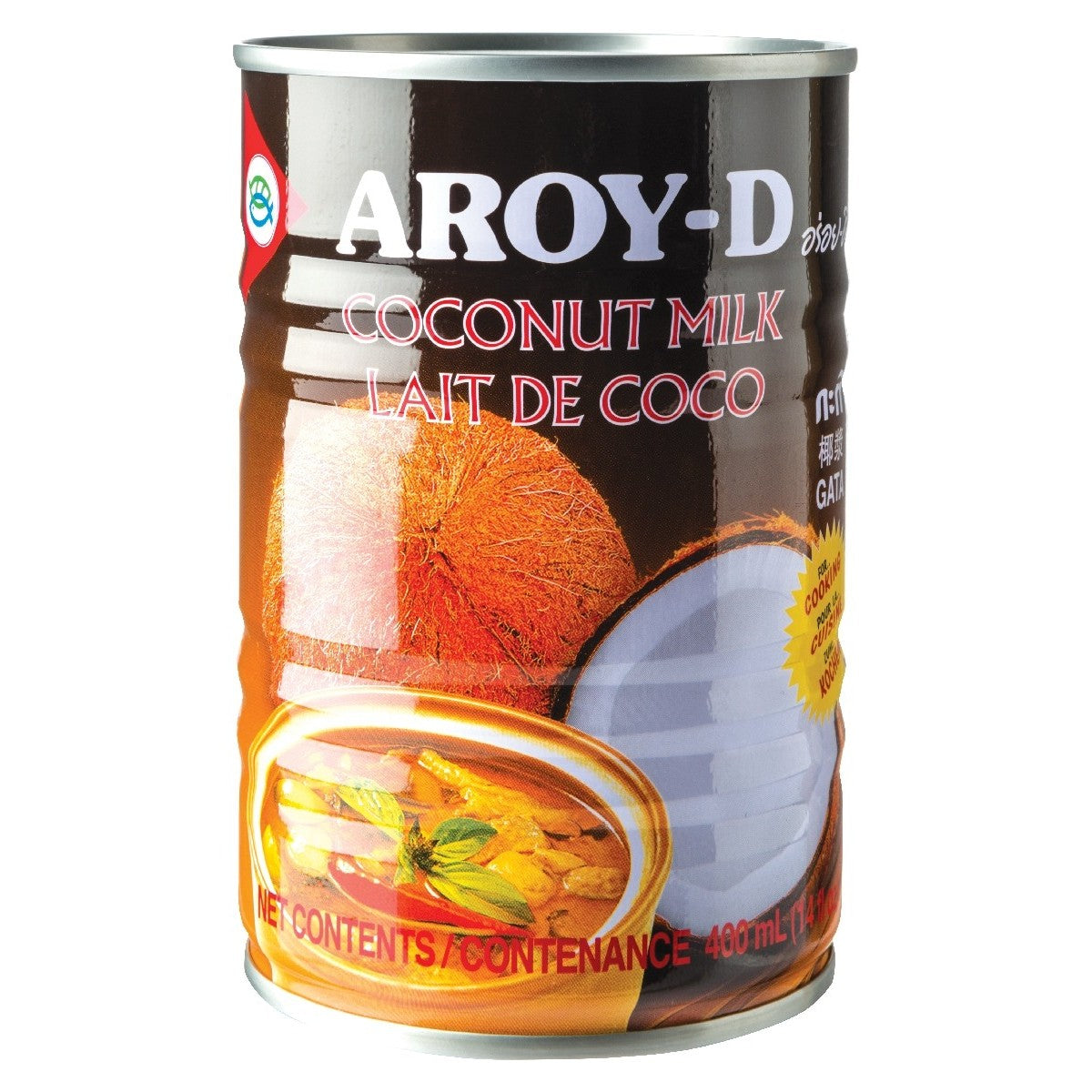 Aroy-D Coconut Milk for Cooking 400ml