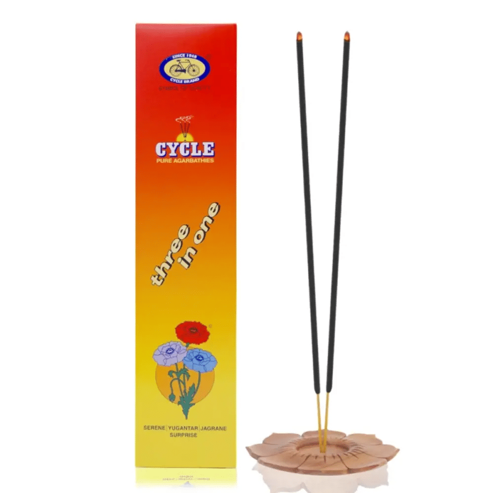 Cycle Agarbatthi/ Incense Sticks (3-in1)