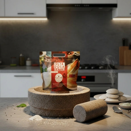 Garam Foods Fresh Idli-Dosa Batter 1Kg [Best Before: 10 Apr 2026]