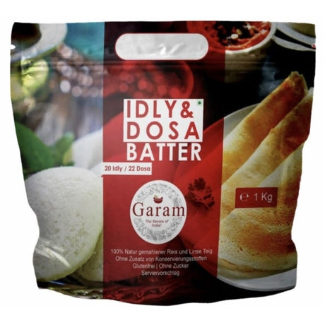 Garam Foods Fresh Idli-Dosa Batter 1Kg [Best Before: 10 Apr 2026]