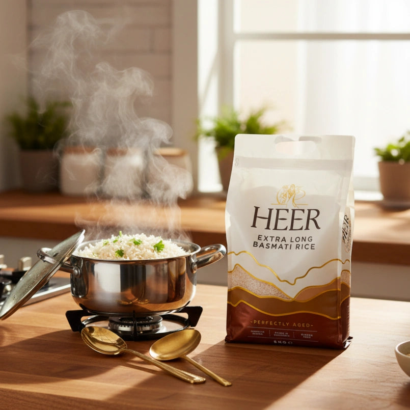 Heer Extra Long Basmati Rice - 5Kg