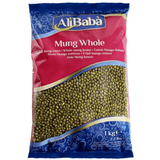 Ali Baba Moong Beans Whole (With Skin) | Sabut 1 Kg