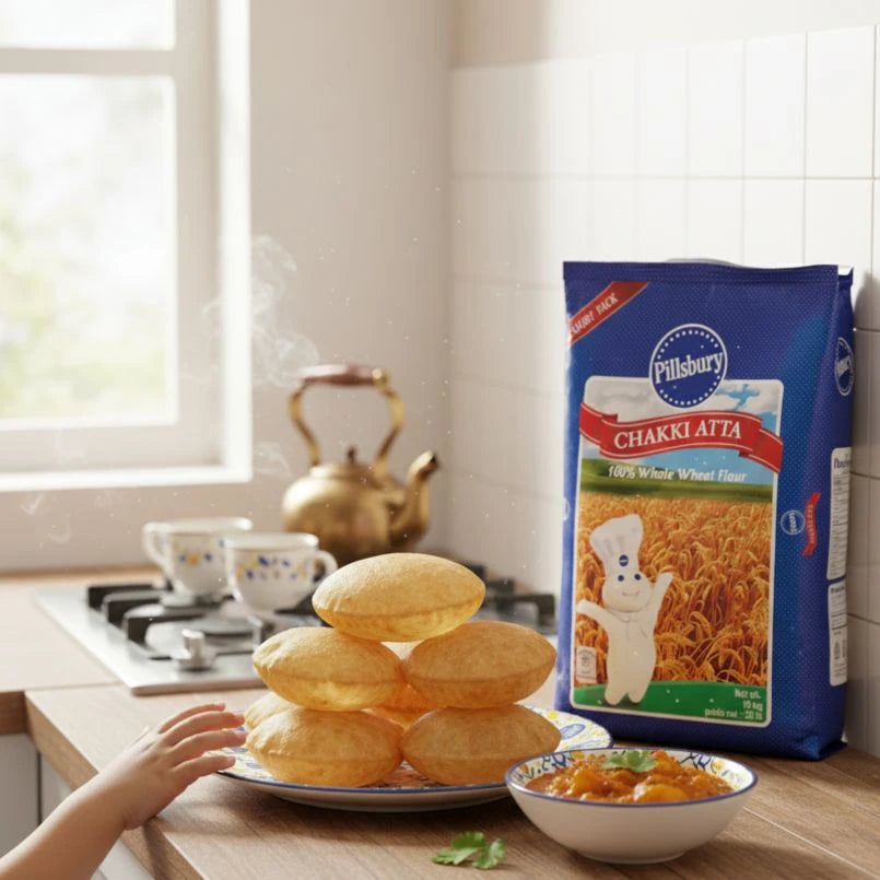 Pillsbury Chakki Fresh Atta - 10Kg [Best Before: 10 Dec 2025]
